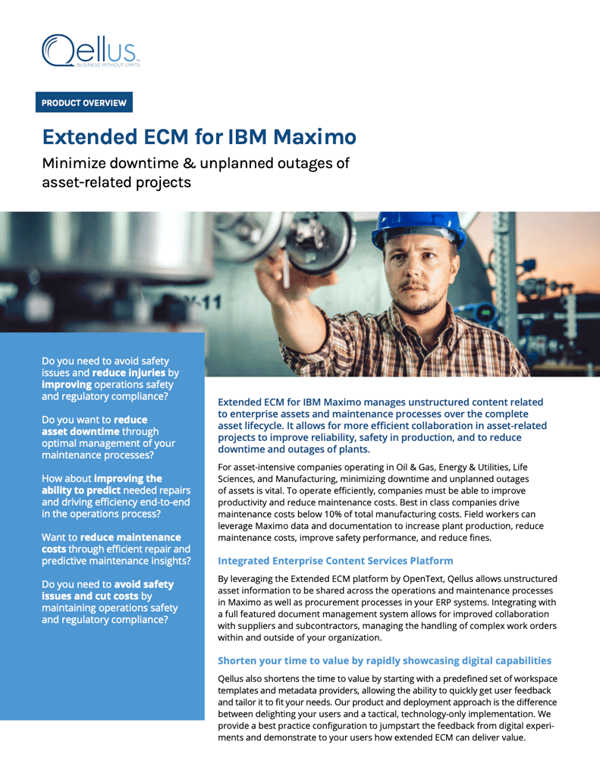 Extended ECM for IBM Maximo