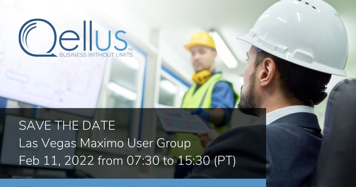 Qellus to attend the 2022 Las Vegas Maximo User Group